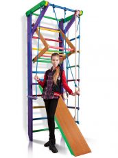 Дитячий спортивний куточок SportBaby Карусель 3-240, Сосна-Бук, 240 × 80 см, від 2-х років до 130 кг
